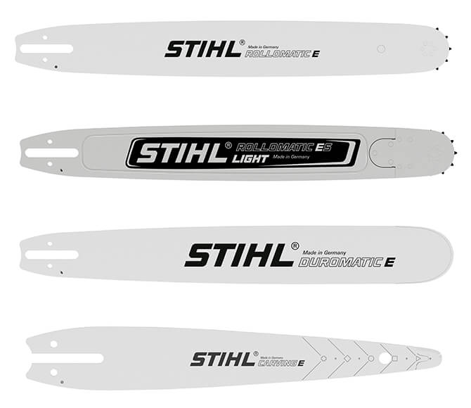 Die STIHL Führungsschienen Schwerter unterscheiden sich in Aufbau und Einsatzzweck. STIHL Führungsschienen im Vergleich