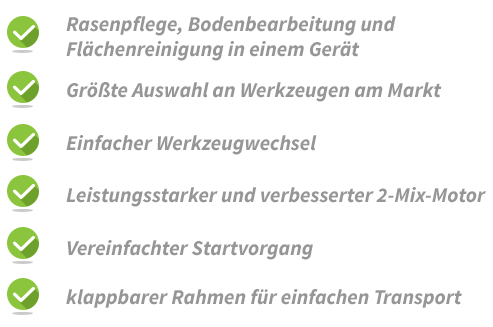 Darum muss es der Multimotor von STIHL sein. Die Vorteile eines Multimotors von STIHL